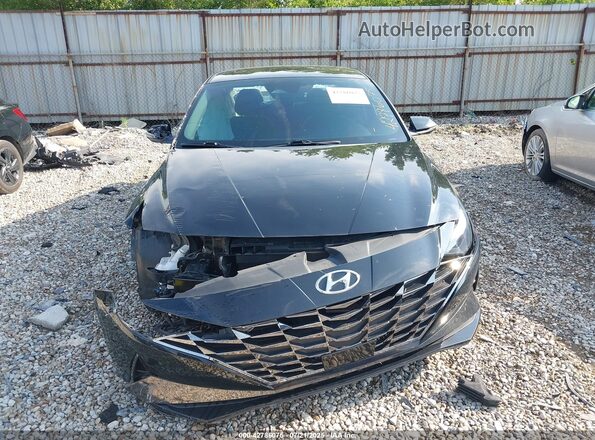5NPLP4AG1MH016552 2021 HYUNDAI ELANTRA Black Rear interior view