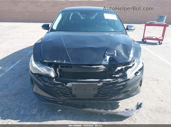 5NPLS4AG2MH006305 2021 HYUNDAI ELANTRA Black Դիմացի տեսք