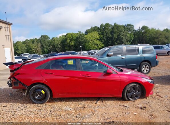 5NPLS4AG2MH029485 2021 HYUNDAI ELANTRA Red Vista interior trasera
