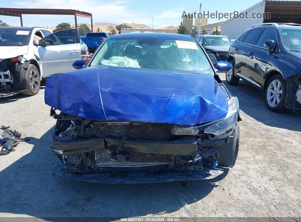 5NPLS4AG5MH044742 2021 HYUNDAI ELANTRA Dark Blue Widok wnętrza z tyłu