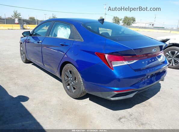 5NPLS4AG5MH044742 2021 HYUNDAI ELANTRA Dark Blue Tył lewy