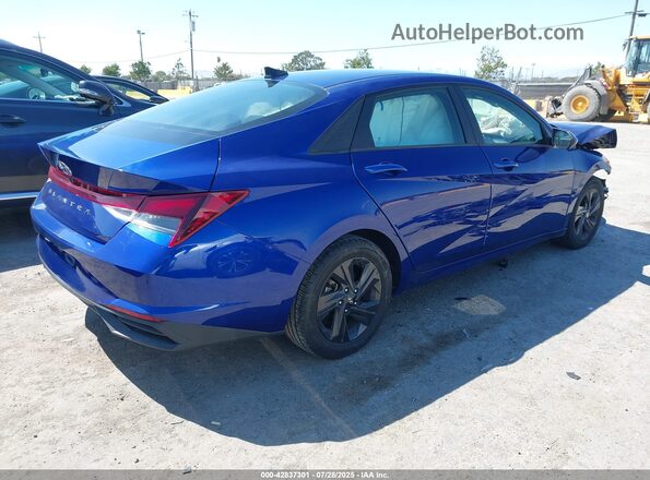5NPLS4AG5MH044742 2021 HYUNDAI ELANTRA Dark Blue Tył prawy