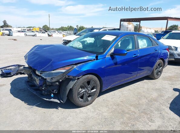 5NPLS4AG5MH044742 2021 HYUNDAI ELANTRA Dark Blue Przód lewy