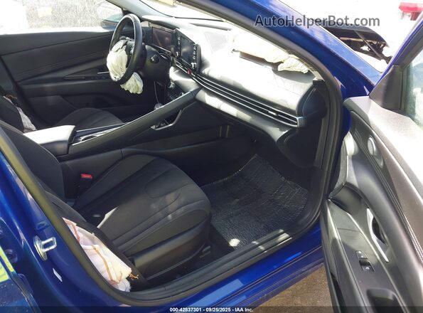 5NPLS4AG5MH044742 2021 HYUNDAI ELANTRA Dark Blue Widok wnętrza z przodu