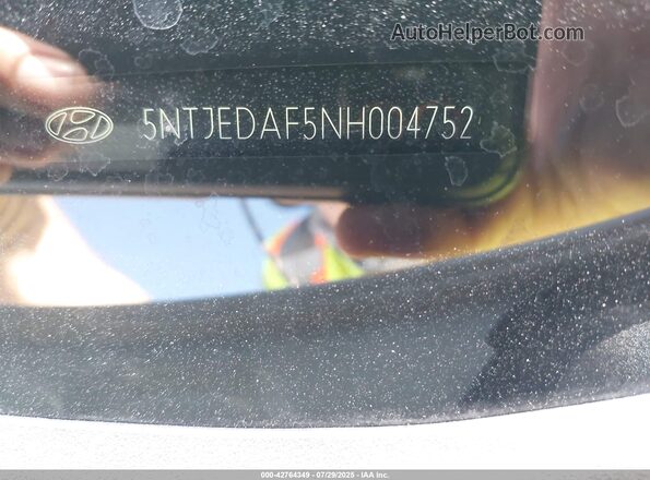5NTJEDAF5NH004752 2022 HYUNDAI SANTA CRUZ Белый 