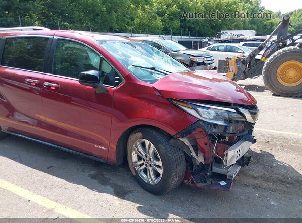5TDDSKFC5MS036942 2021 TOYOTA SIENNA Красный 