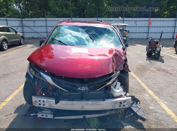 5TDDSKFC5MS036942 2021 TOYOTA SIENNA Красный Вид щитка приборов