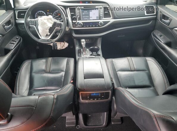 5TDKZRFH8KS573860 2019 TOYOTA HIGHLANDER White Vista del salpicadero