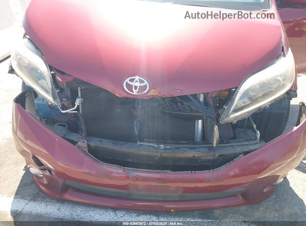 5TDXZ3DCXHS895547 2017 TOYOTA SIENNA Red 