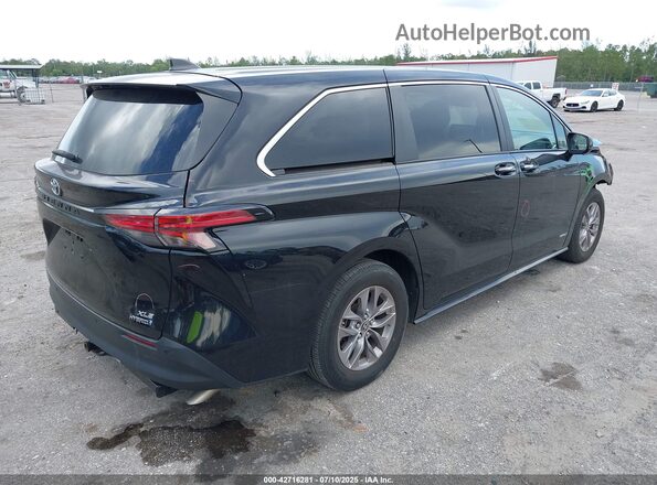 5TDYRKEC8MS038683 2021 TOYOTA LE Черный Задняя правая четверть