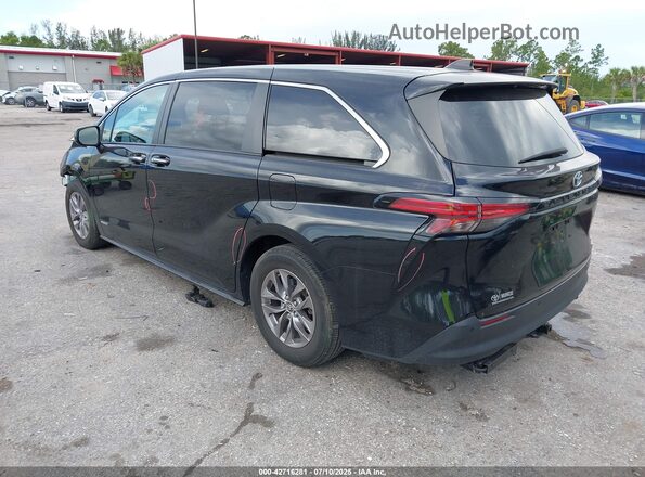 5TDYRKEC8MS038683 2021 TOYOTA LE Черный Задняя левая четверть