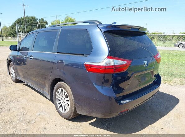 5TDYZ3DC1JS961218 2018 TOYOTA LE Blue Rear left