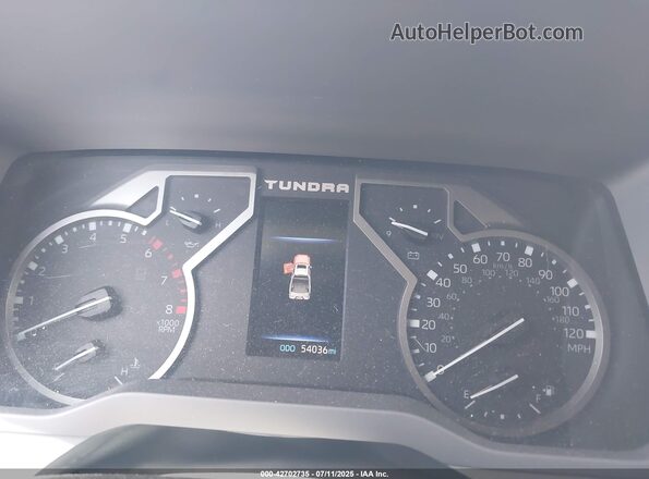 5TFLA5DB8PX060743 2023 TOYOTA TUNDRA Белый Вид задних сидений