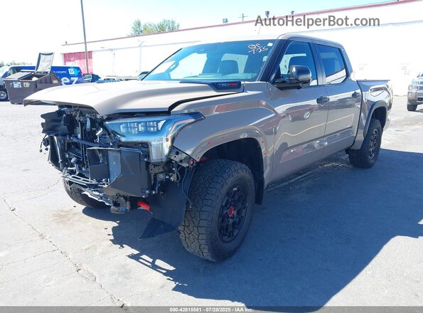5TFPC5DB4SX106217 2025 TOYOTA TUNDRA HYBRID Коричневый Передняя левая четверть