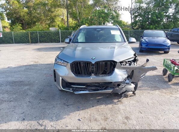 5UX13EU04R9S12362 2024 BMW X5 Gray Вид щитка приладів
