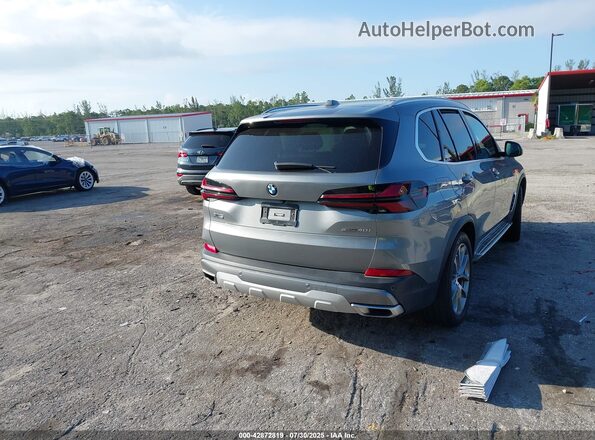 5UX13EU04R9S12362 2024 BMW X5 Gray Задня права чверть