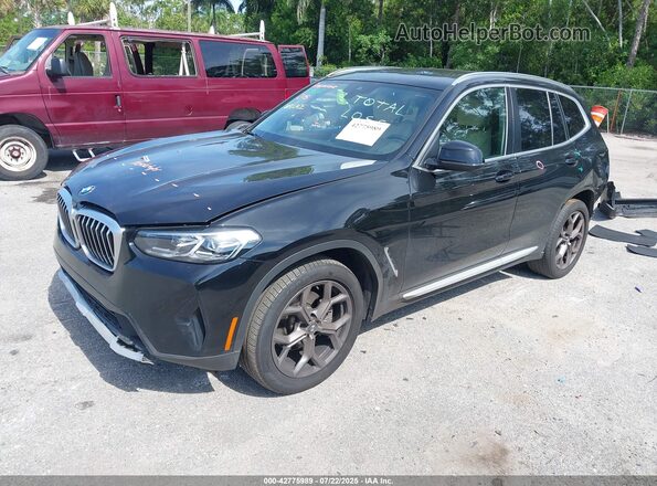 5UX43DP01P9N72284 2023 BMW X3 Black 