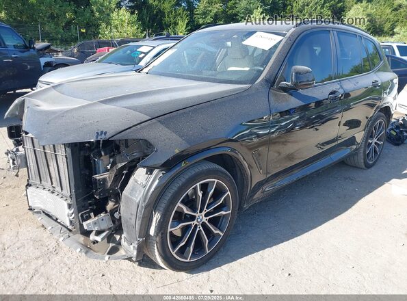 5UX43DP0XP9R25900 2023 BMW X3 Black წინა მარცხენა ხედი სამი მეოთხედიდან