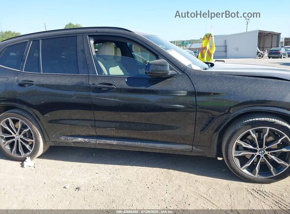 5UX43DP0XP9R25900 2023 BMW X3 Black სალონის 360-გრადუსიანი ხედი