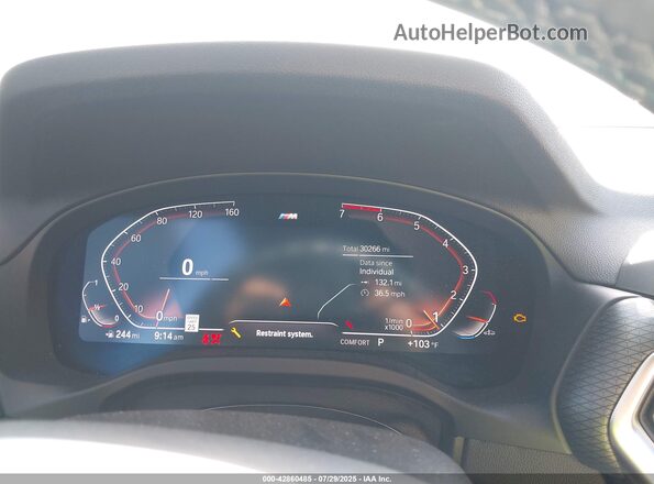 5UX43DP0XP9R25900 2023 BMW X3 Black უკანა სავარძლების ხედი