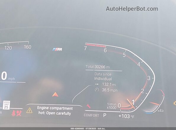 5UX43DP0XP9R25900 2023 BMW X3 Black 