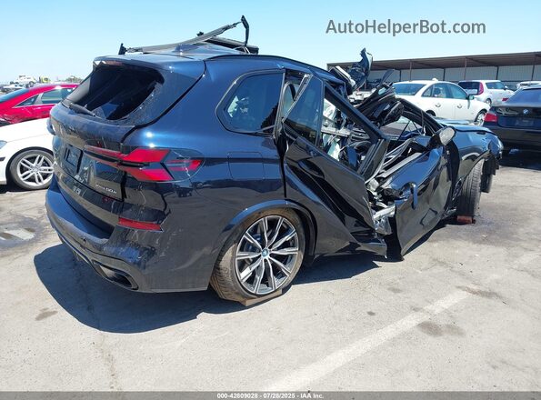 5UX43EU03R9S26850 2024 BMW X5 Black Rear right