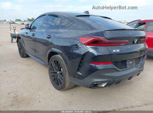 5UXCY6C01P9N44225 2023 BMW X6 Black Tył lewy