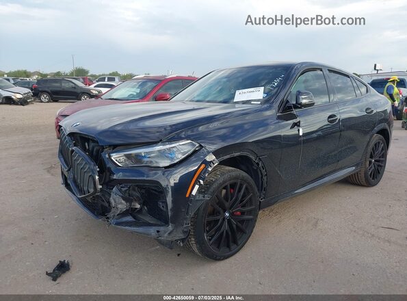 5UXCY6C01P9N44225 2023 BMW X6 Black Przód lewy