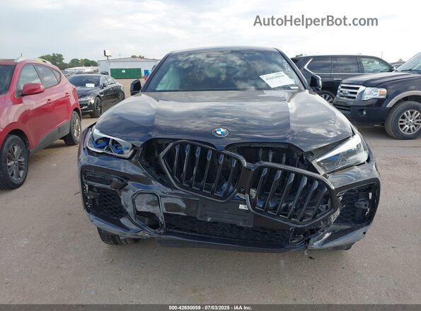 5UXCY6C01P9N44225 2023 BMW X6 Black Widok zestawu wskaźników