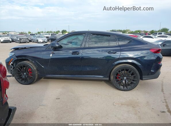 5UXCY6C01P9N44225 2023 BMW X6 Black Widok wnętrza 360 stopni