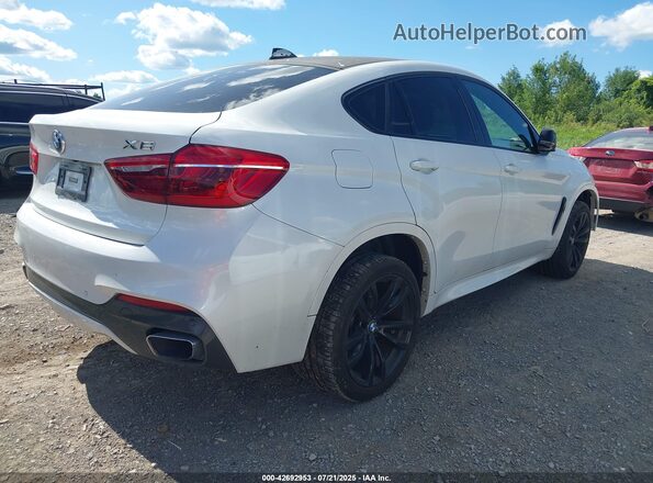 5UXKU0C5XJ0G81274 2018 BMW X6 White 