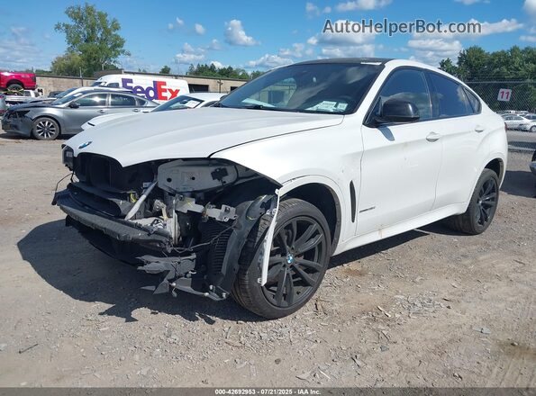 5UXKU0C5XJ0G81274 2018 BMW X6 White 