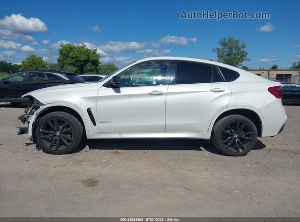 5UXKU0C5XJ0G81274 2018 BMW X6 White 
