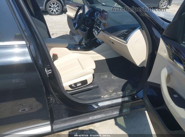 5UXTY3C05M9H28810 2021 BMW X3 Black Front interior view