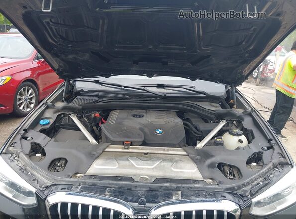 5UXTY5C03M9E36956 2021 BMW X3 Black უკანა ხედი