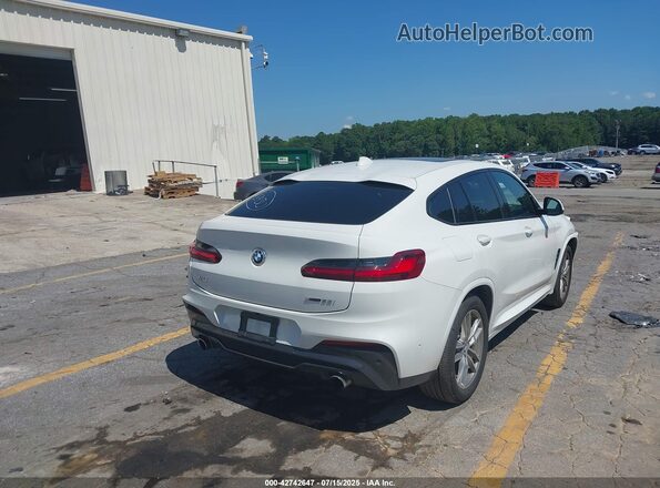 5UXUJ3C59KLG51962 2019 BMW X4 White Trasero derecho