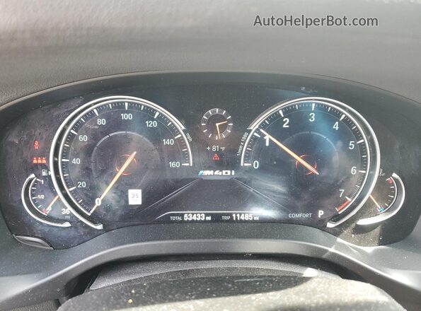 5UXUJ5C54K9A32775 2019 BMW X4 White 
