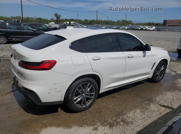 5UXUJ5C54K9A32775 2019 BMW X4 White 