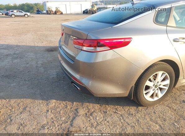 5XXGT4L39GG032473 2016 KIA OPTIMA Tan ხელსაწყოთა პანელის ხედი