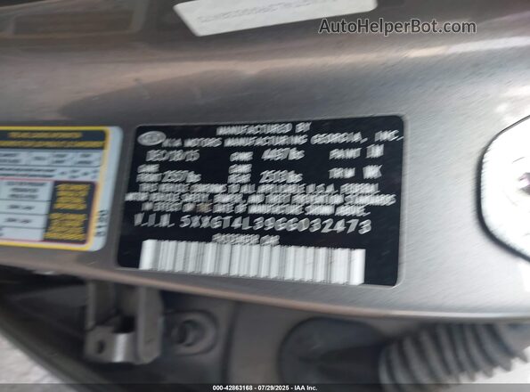 5XXGT4L39GG032473 2016 KIA OPTIMA Tan ძრავის განყოფილების ხედი