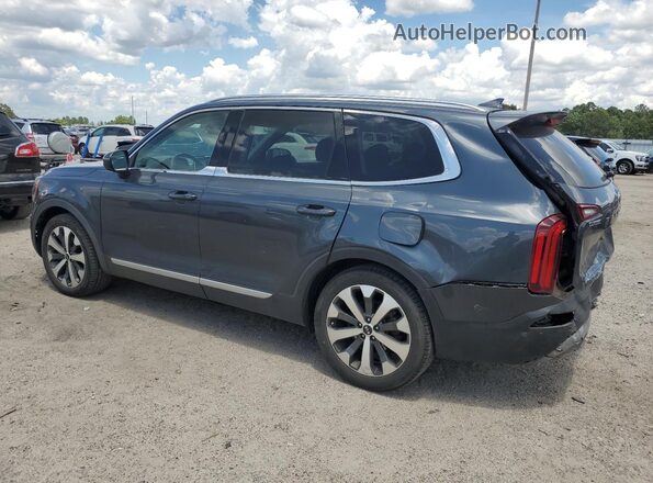 5XYP34HC9MG137059 2021 KIA TELLURIDE Gray Tył lewy