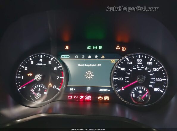 5XYP54HC3MG129095 2021 KIA TELLURIDE Gray Vista de los asientos traseros