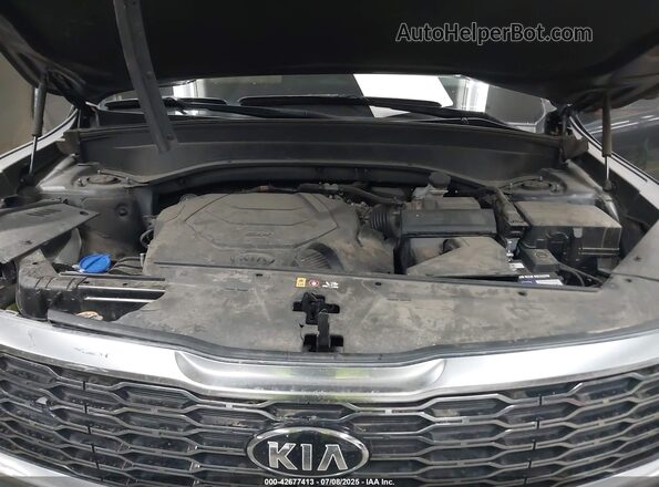 5XYP54HC3MG129095 2021 KIA TELLURIDE Gray Vista trasera