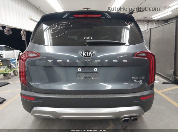 5XYP54HC3MG129095 2021 KIA TELLURIDE Gray 