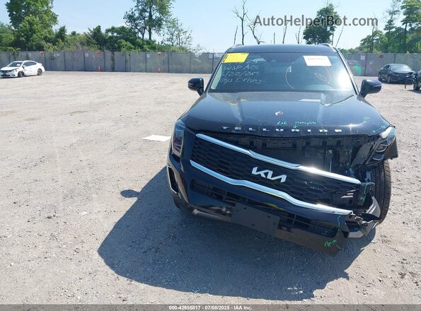 5XYP64HC1NG228304 2022 KIA TELLURIDE Black Vista del cuadro de instrumentos
