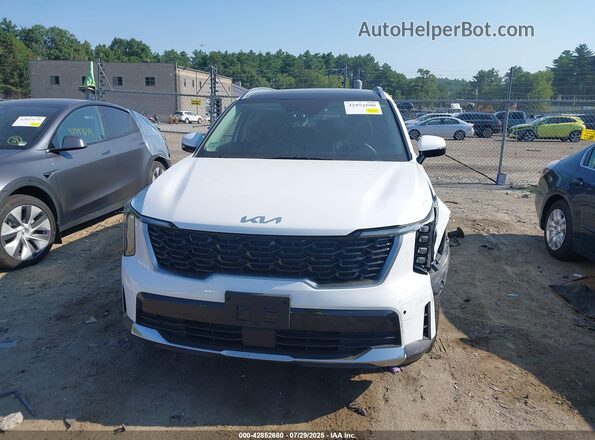 5XYRLDJC0SG322858 2025 KIA SORENTO White ხელსაწყოთა პანელის ხედი