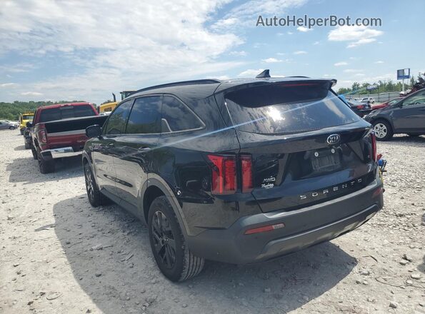 5XYRLDLC4MG025804 2021 KIA SORENTO Black Trasero izquierdo