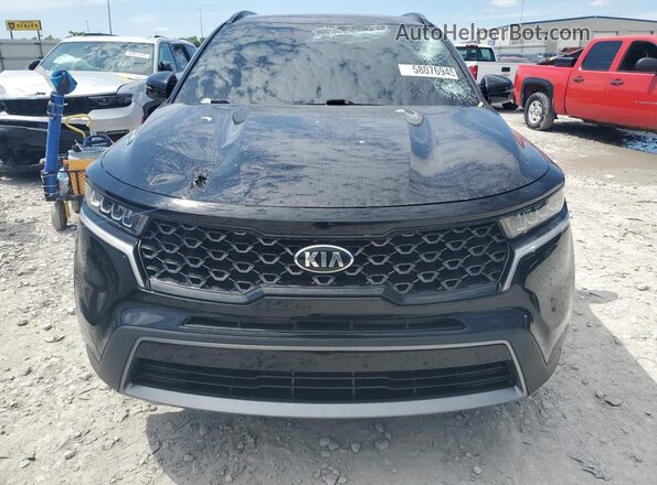5XYRLDLC4MG025804 2021 KIA SORENTO Black Vista frontal