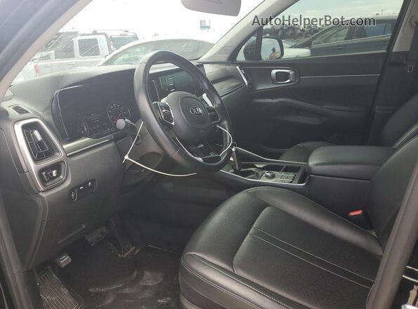 5XYRLDLC4MG025804 2021 KIA SORENTO Black Vista interior delantera