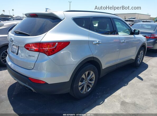 5XYZU3LB8GG370448 2016 HYUNDAI SANTA FE SPORT Silver Задня права чверть